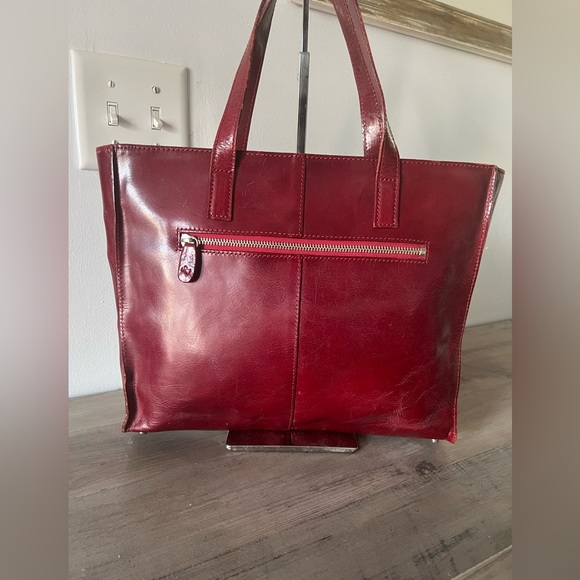 Vintage Monsac Cherry Red Shoulder Bag - Picture 3 of 13